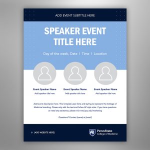 Speaker Event Flyer Template Version 5