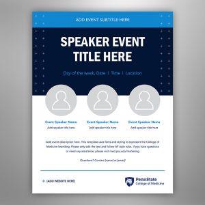 Speaker Event Flyer Template Version 6