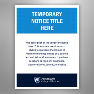 Temporary Signage Template Version 2